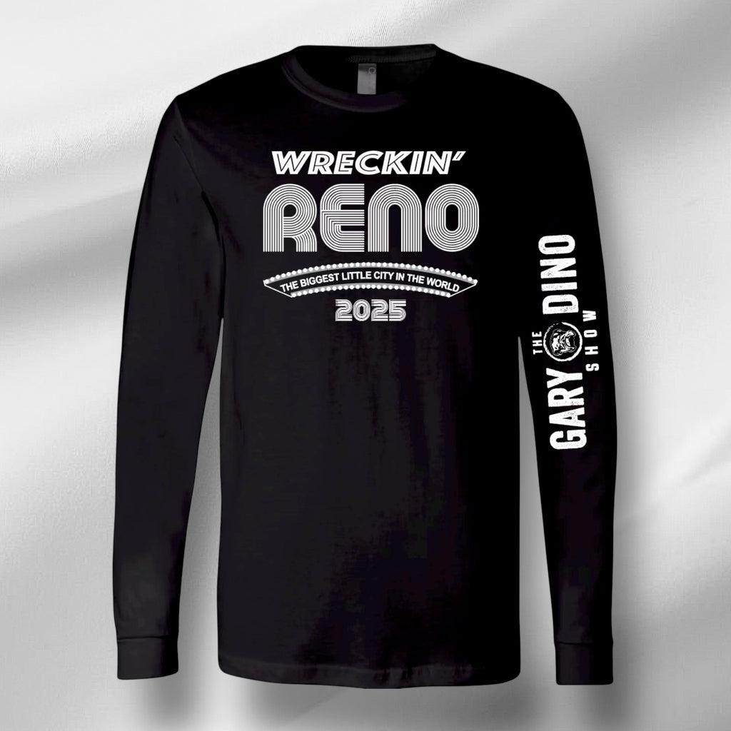 The Gary and Dino Show WRECKIN’ RENO T-Shirt