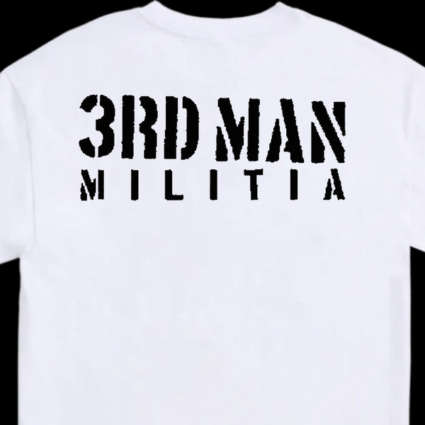 The Gary and Dino Show 3RD MAN MILITIA T-Shirt